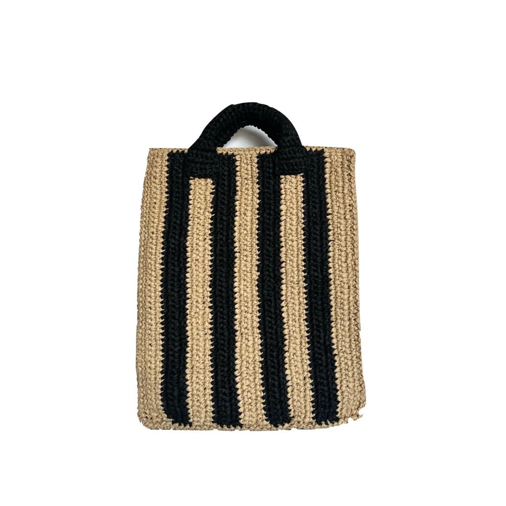 Deinos - Stripy Beach Bag