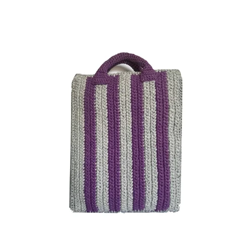 Deinos - Stripy Beach Bag