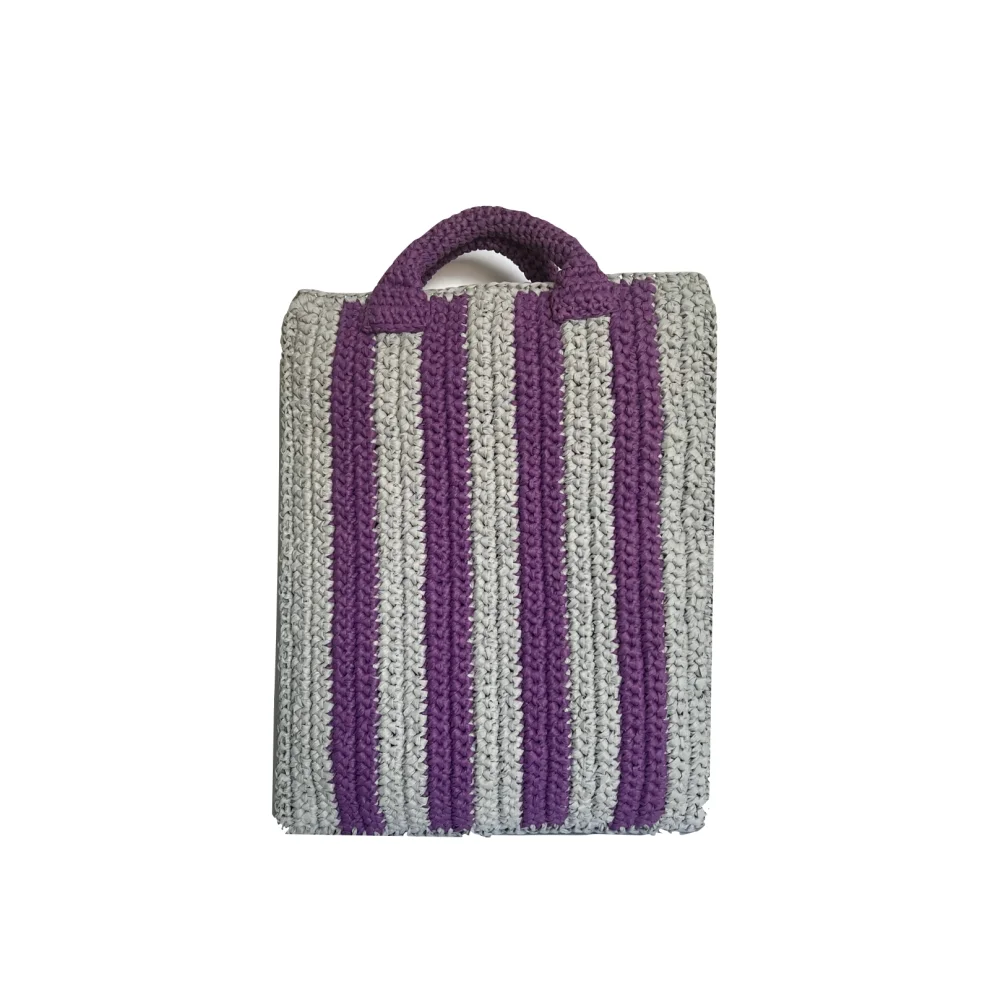 Deinos - Stripy Beach Bag