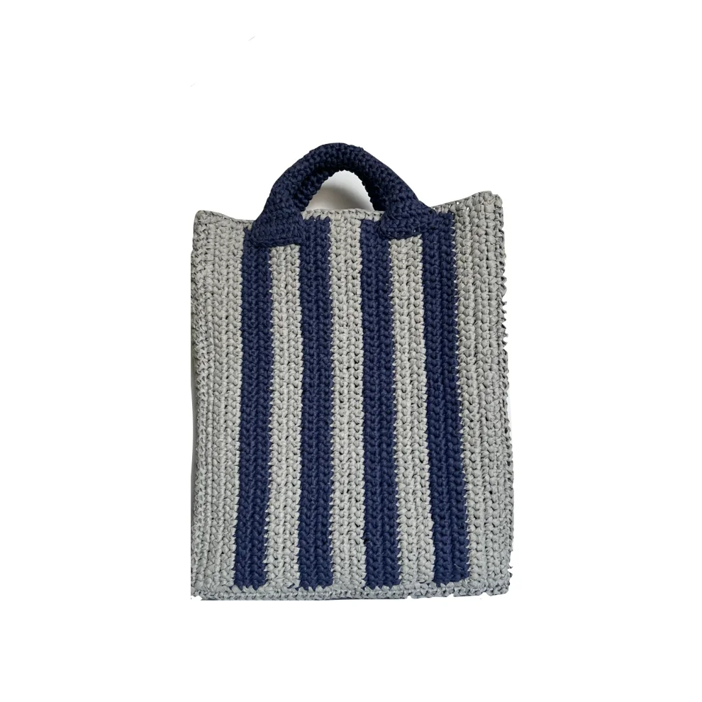 Deinos - Stripy Beach Bag