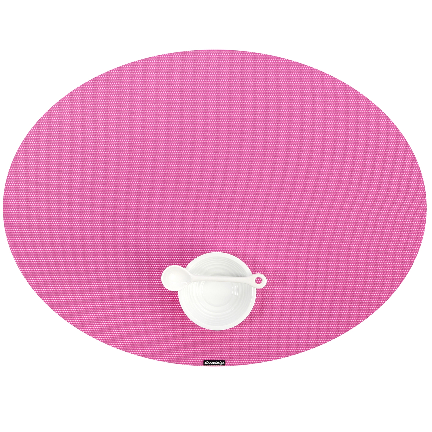 Placemat Oval Siena Fuscia