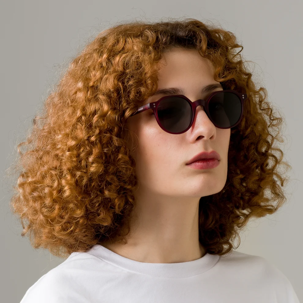 Endemique Studio - No 30 Sun Matt Burgundy Sunglasses