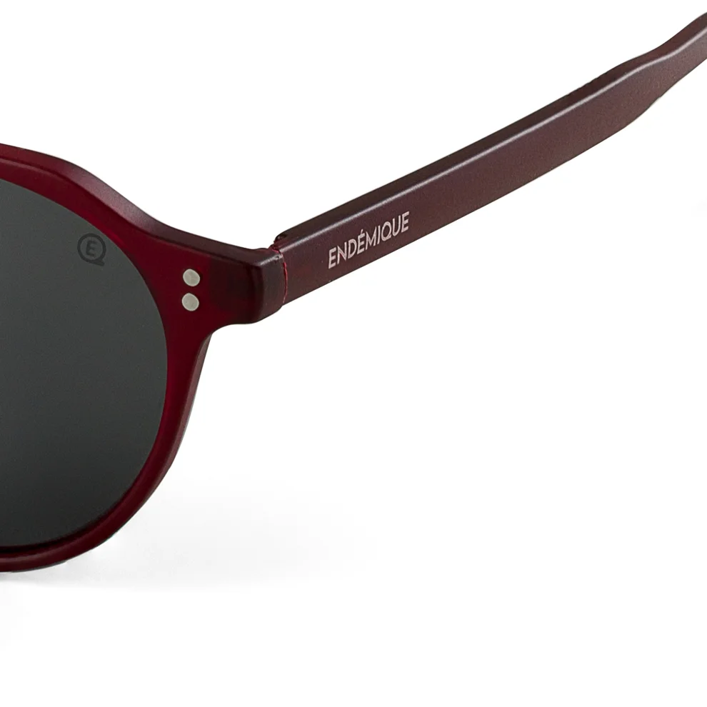 Endemique Studio - No 30 Sun Matt Burgundy Sunglasses