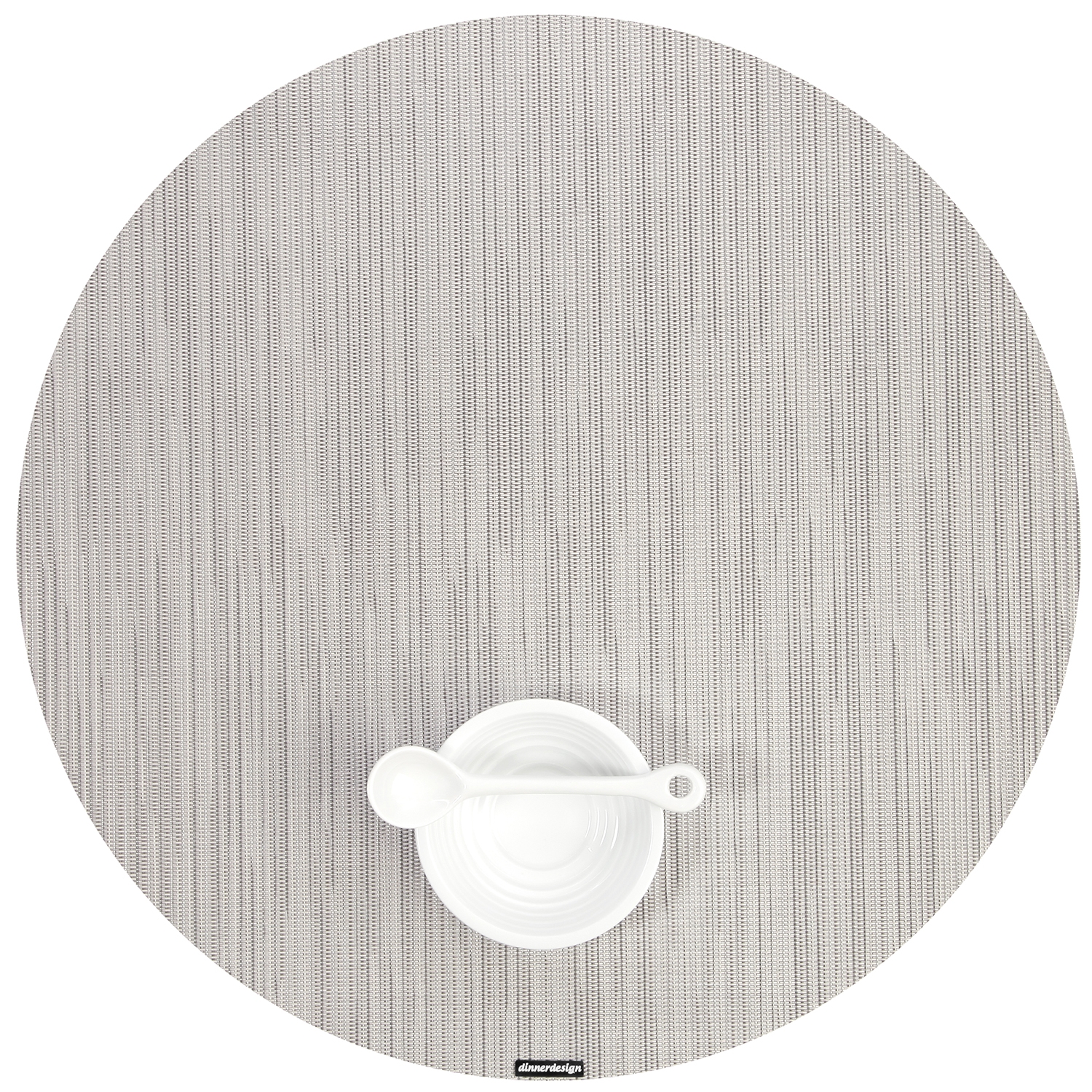 Placemat Round Infinity Slate