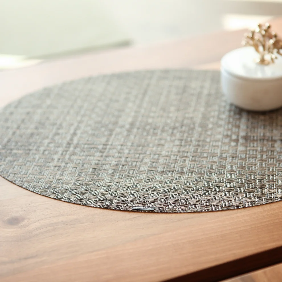 dinnerdesign - Placemat Round Magna Brown