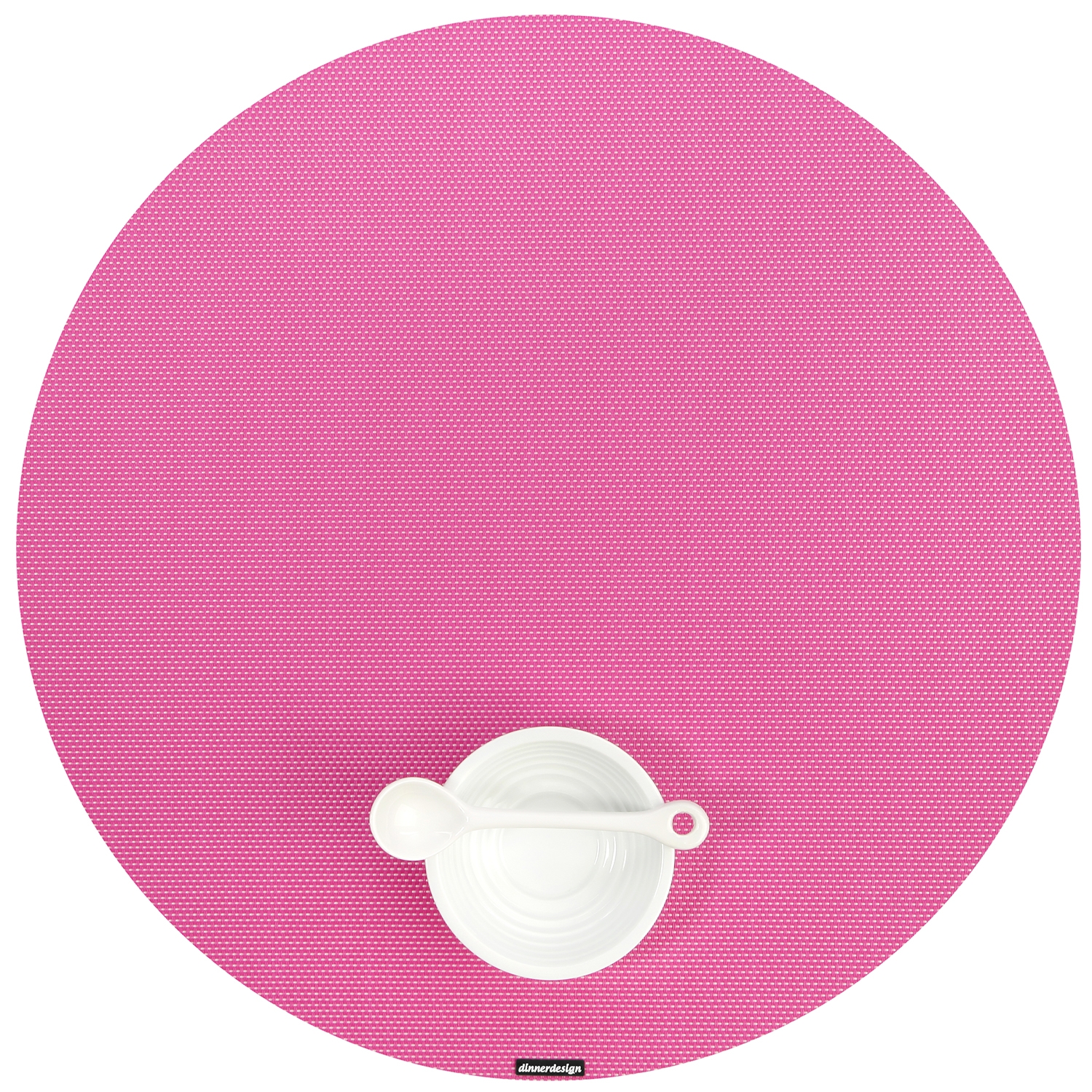 Placemat Round Siena Fuscia