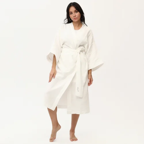 Pinuts - Cotton Long Oversize Unisex Kimono Short Set