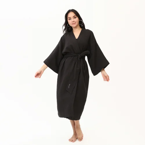 Pinuts - Cotton Long Oversize Unisex Kimono Short Set