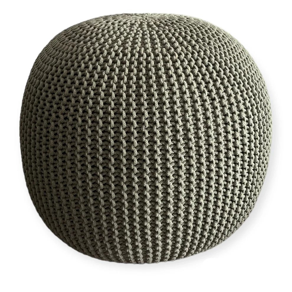 Bonhou - Handmade Knit Pouf