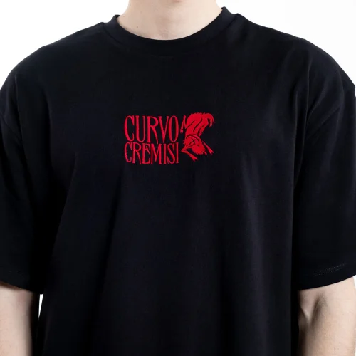 Curvo Cremisi - Oversize Tshirt