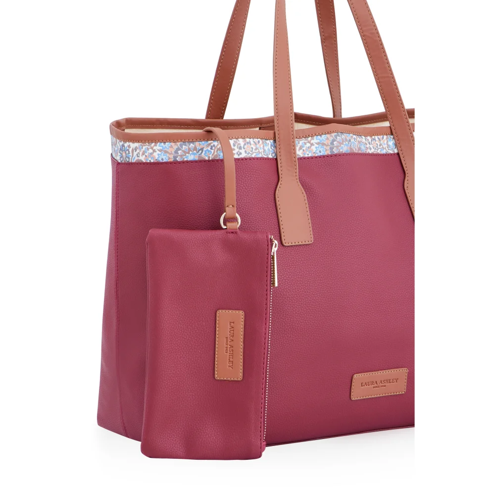 Laura Ashley - Shopping Bag Burgundy - SOLD OUT | hipicon