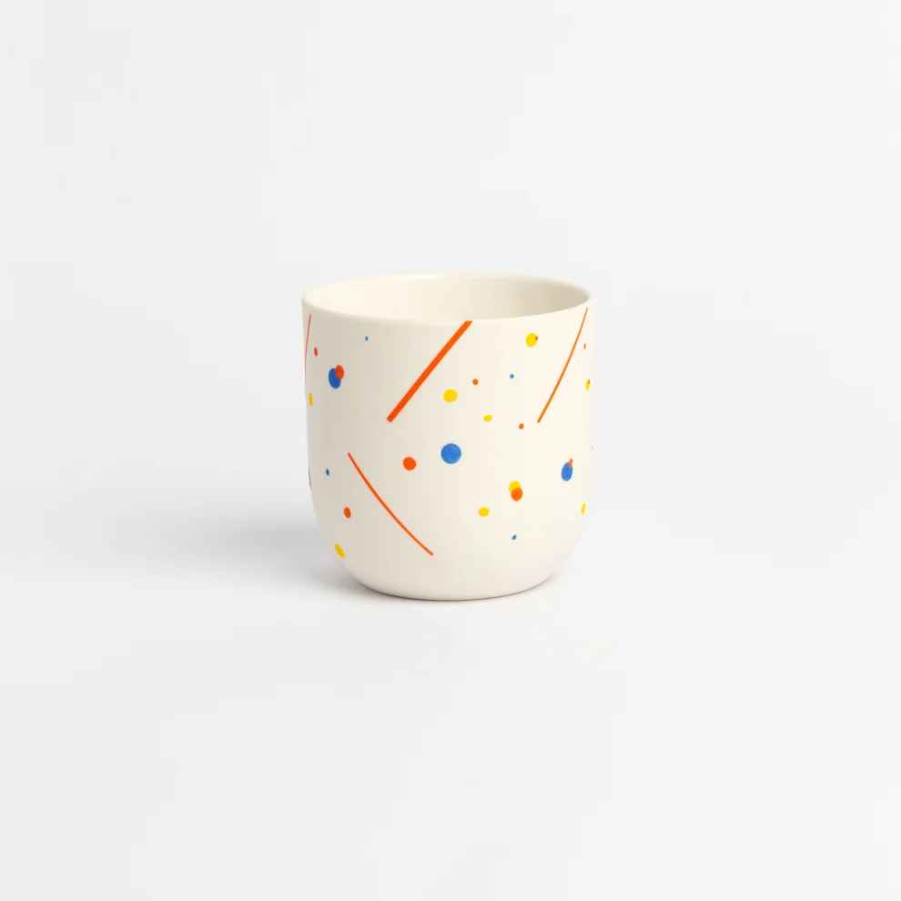 Yasemin Uğurlu Clay Works - Aria Dottie Porcelain Cup