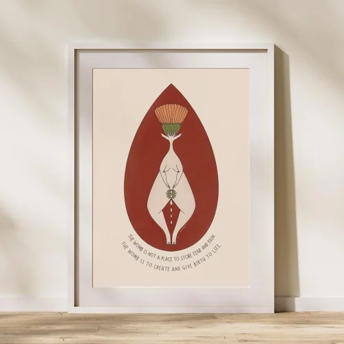 DeSoKa - Womb Wisdom I Art Print