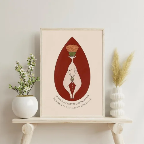 DeSoKa - Womb Wisdom I Art Print