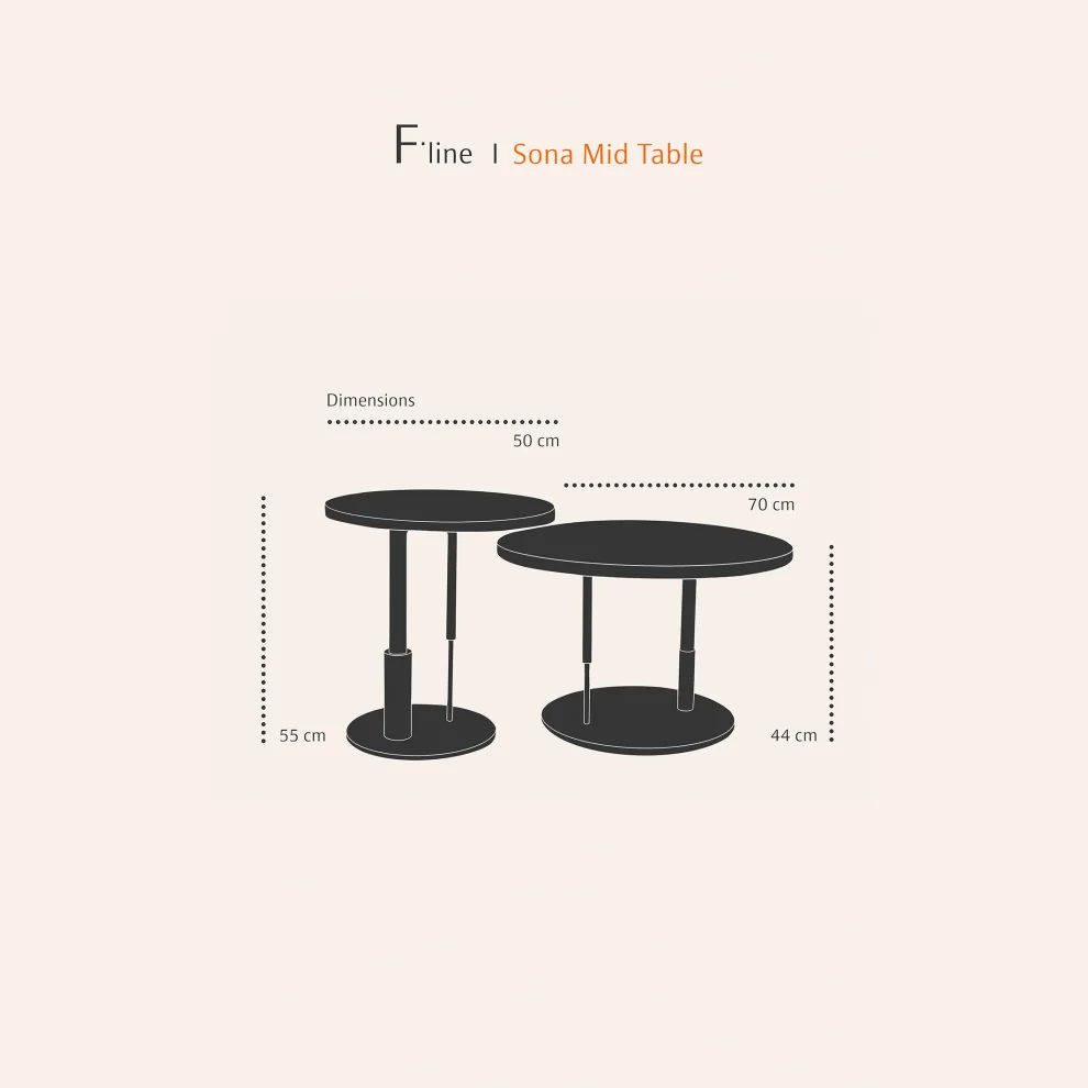 F Line Studio - Sona Mid Table