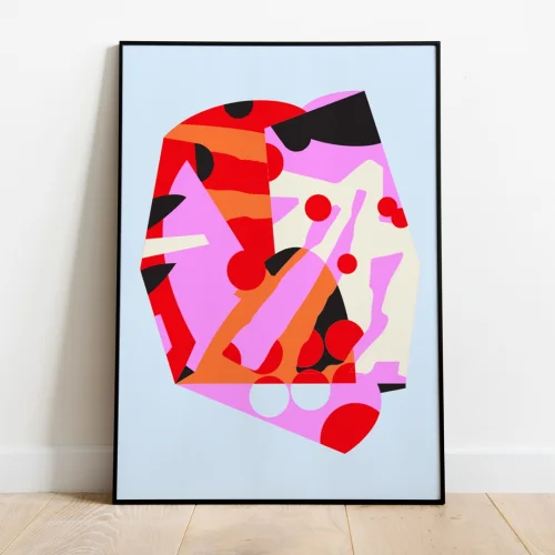 Jun Objects - Color Clash - Digital Print
