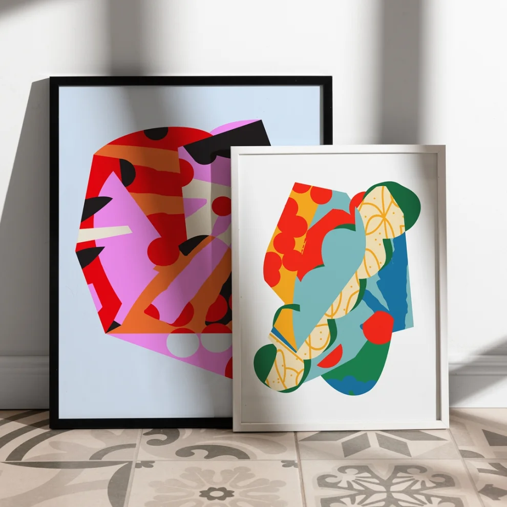 Jun Objects - Color Clash - Digital Print