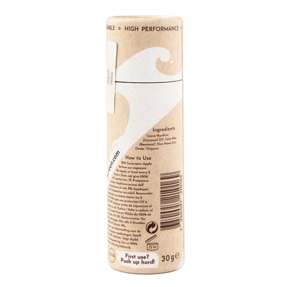 Suntribe - Doğal Mineral Çinko Güneş Koruyucu Stick Spf 30