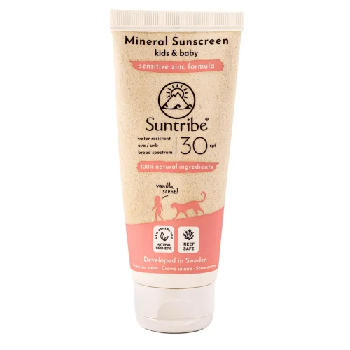 Suntribe - Doğal Mineral Güneş Kremi - Bebek Ve Çocuk Spf 30