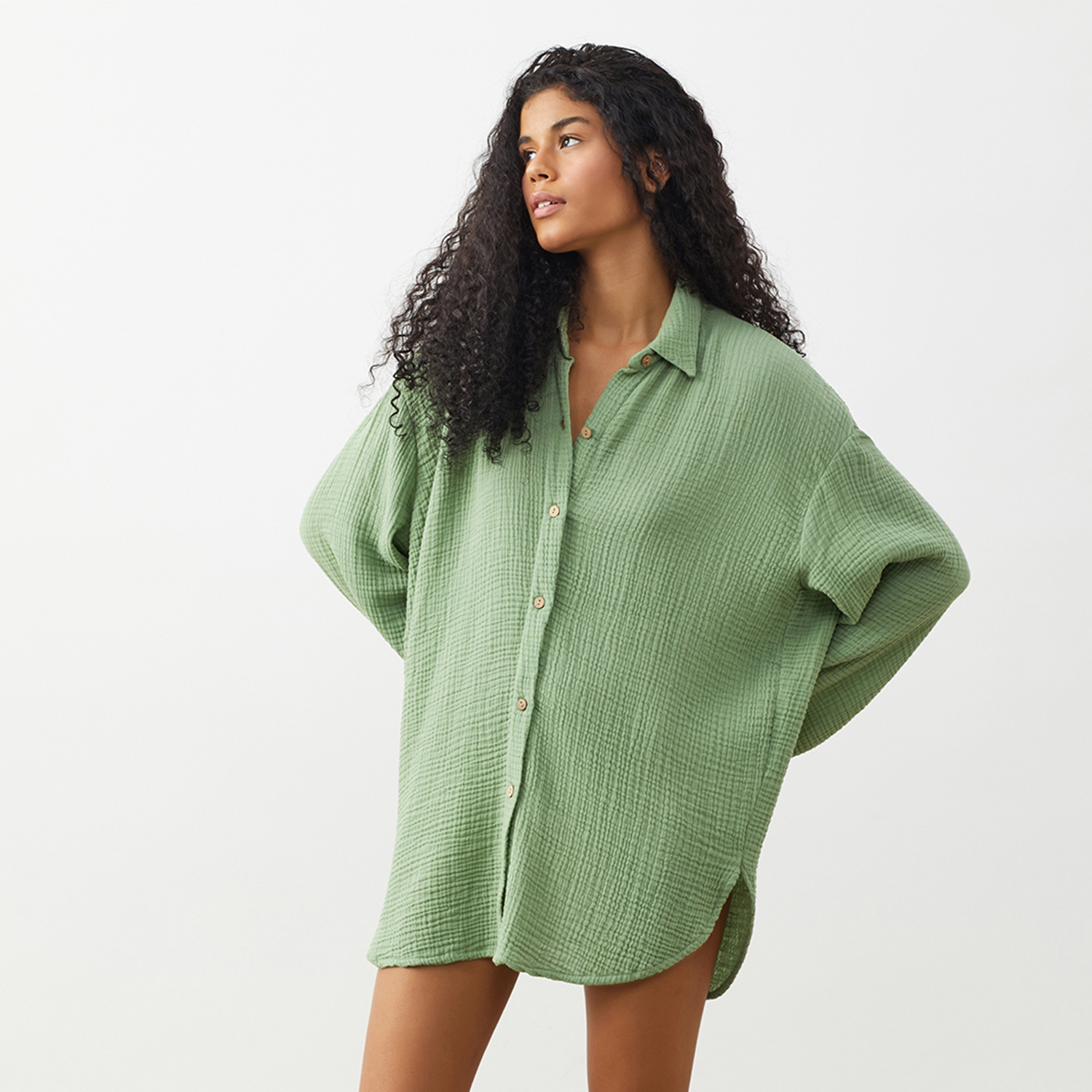 Muslin Oversize Shirt