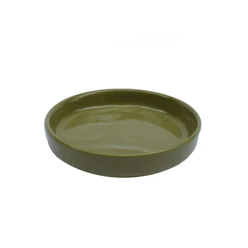 GA Ceramic - Small Olive Green Plate