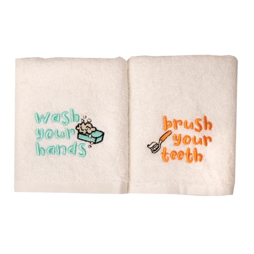 Happy Hands - Wash Your Hands - Brush Your Teeth Kids Towels