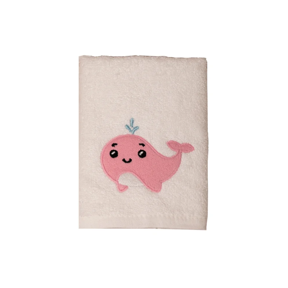 Whale baby online towel