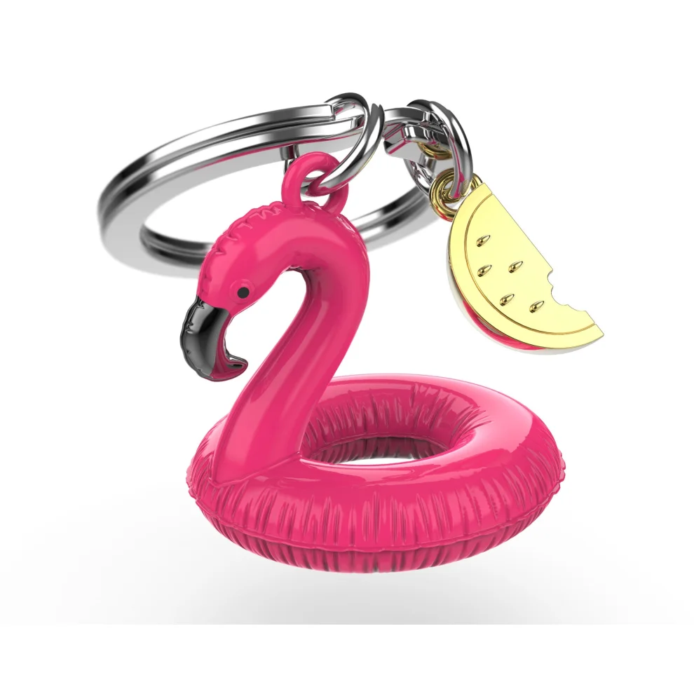 Flamingo keychain bulk on sale