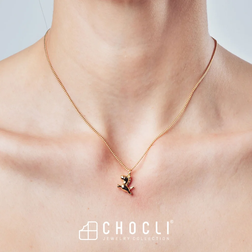 Chocli - Flying Unicorn Necklace