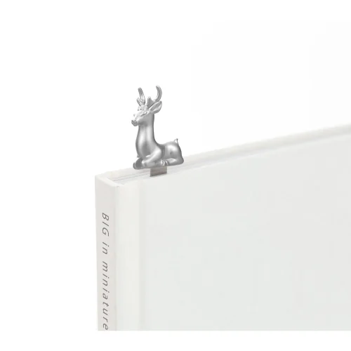 Metalmorphose - Deer Bookmark Silver