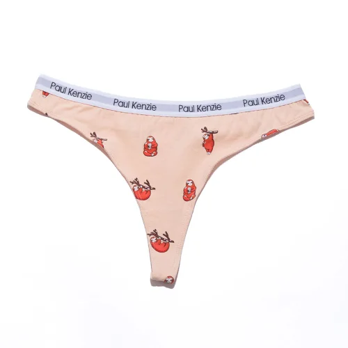 Paul Kenzie - Patterned Women's String Panties - Couple Collection Lazy