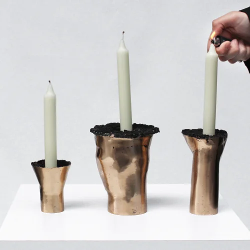 Studio Sunt - Sprue Candlesticks Set Of 3 - Il