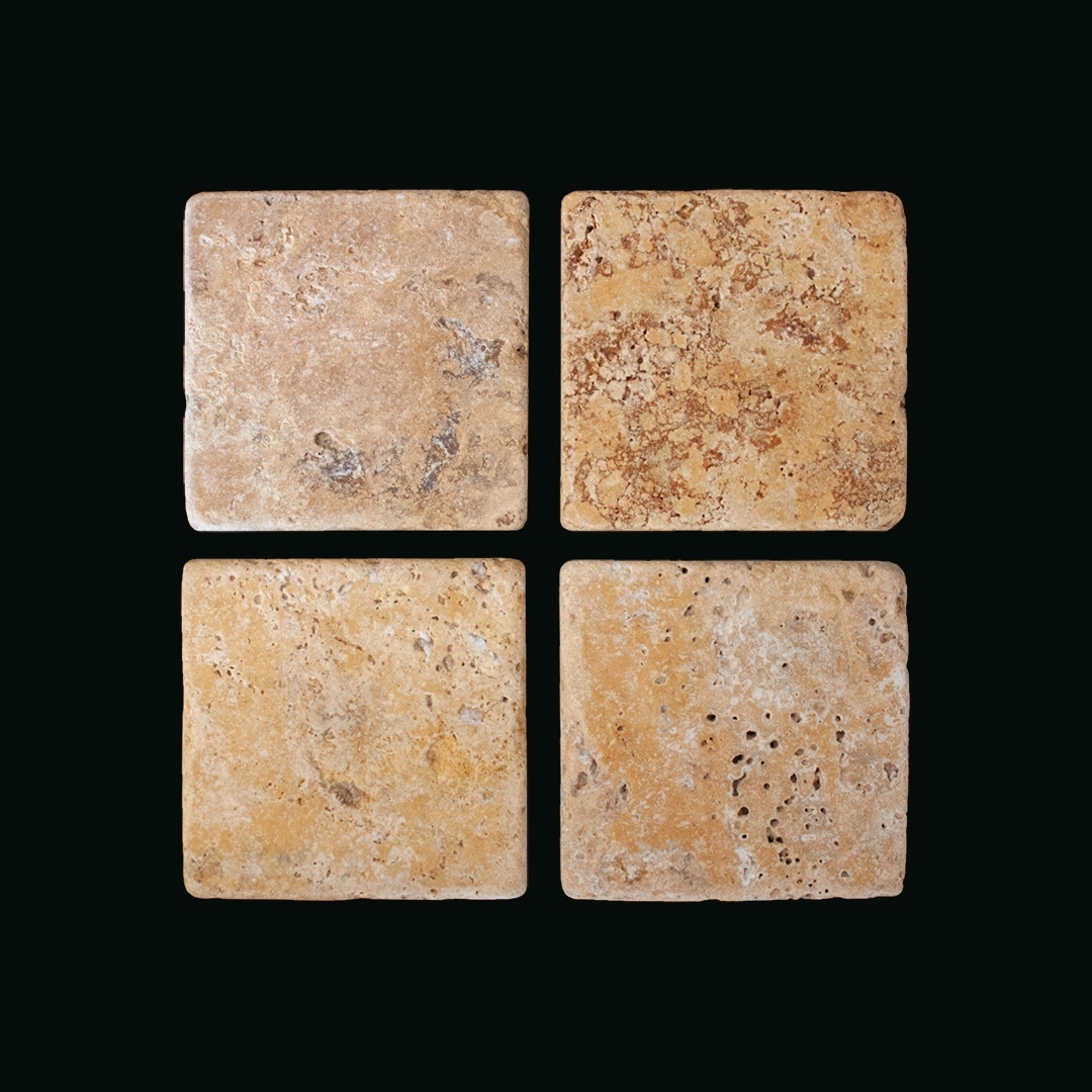 Travertine Coaster Set Of 4