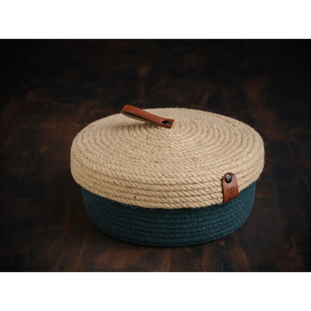 Joyso - Multi-purpose Jute Cotton Rope Basket