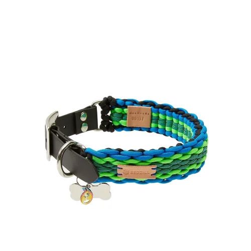 Redzill - Blugree Paracord Dog Collar