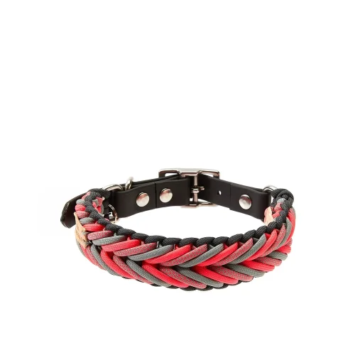 Redzill - Flamingo Paracord Dog Collar