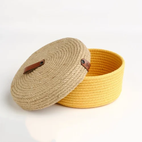 Joyso - Multi-purpose Jute Cotton Rope Basket