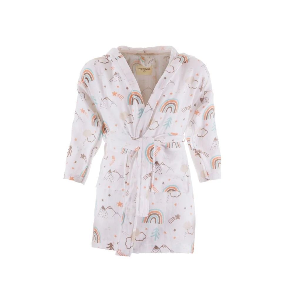 Tofitowel - Patterned Children's Bathrobe