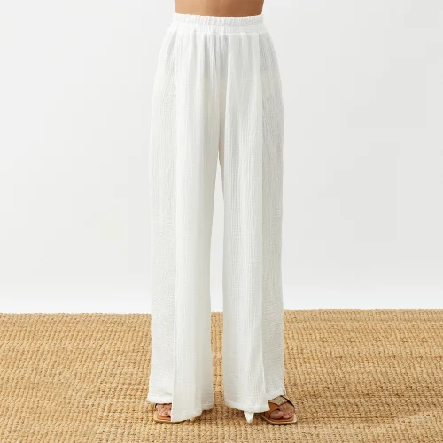 Why Emma - Palazzo Trousers With Split