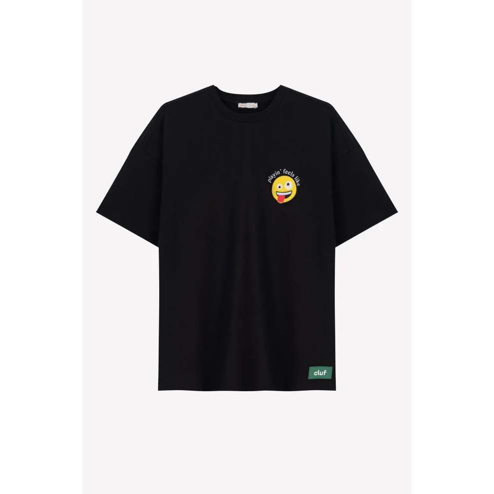 Cluf - 3in1 Oversize Emoji T-shirt