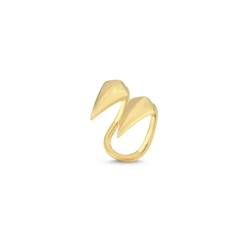 Mishka Jewelry - Fierce Gold Vermeil Hoop Earrings