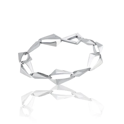 Mishka Jewelry - Splash Özel Kilitli Gümüş Zincir Bileklik