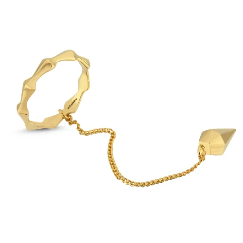 Mishka Jewelry - Tricky Altın Kaplama Yüzük