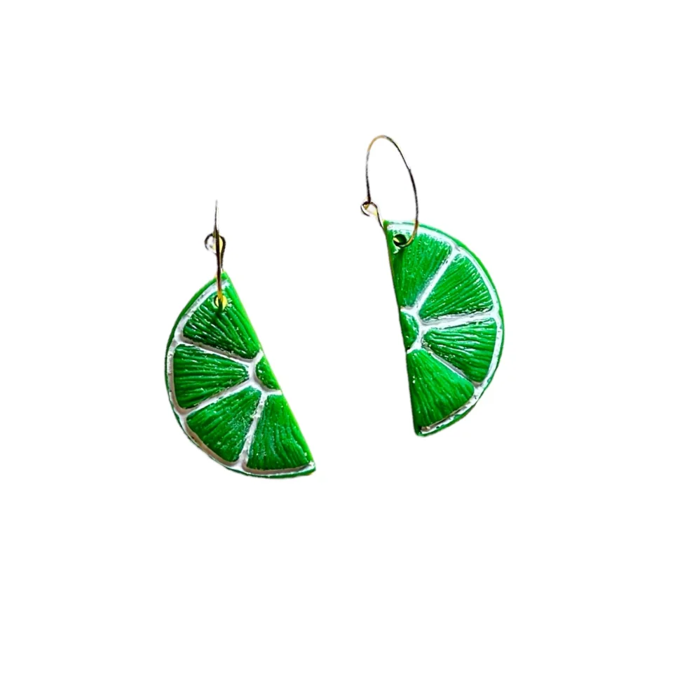 Lime earrings hot sale