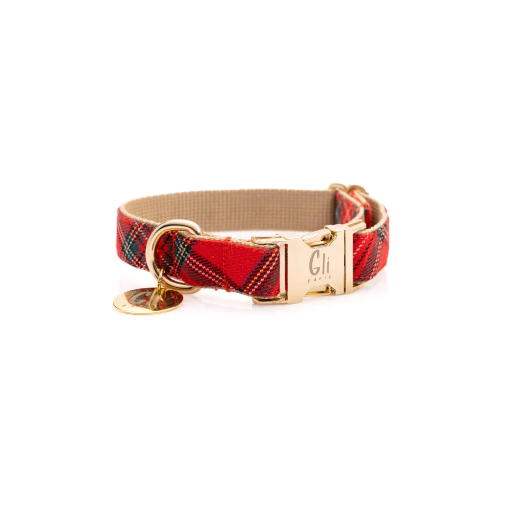 Gliparis - Rojo Bow Tie Dog Collar