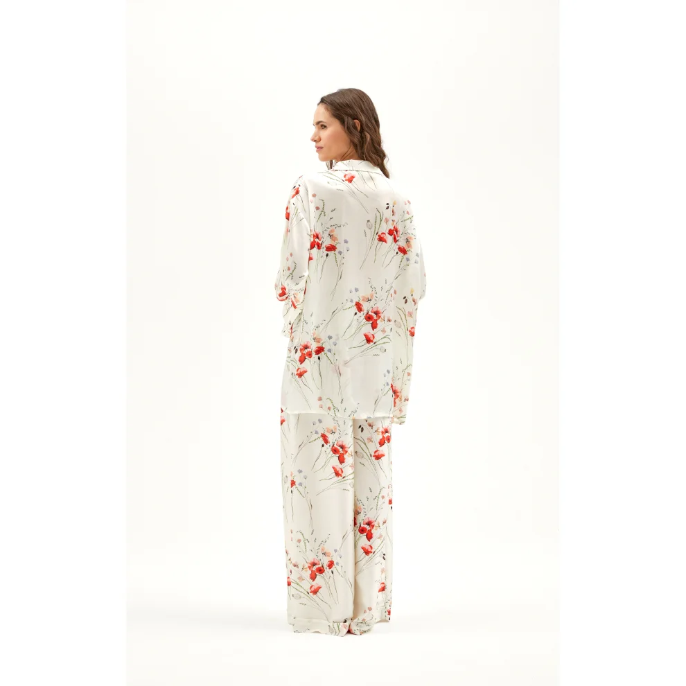 PILEA - Veronica Satin Pajamas Set