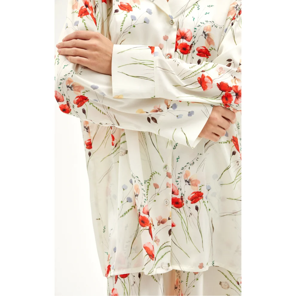 PILEA - Veronica Satin Pajamas Set