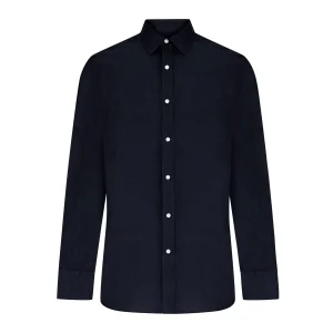 Hawksbill Linen Shirt - Navy