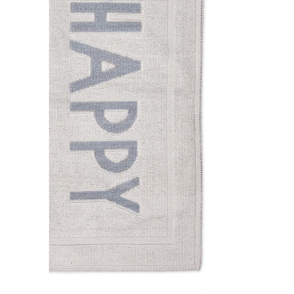 Bluenity - Happy Natural Cotton 2pcs Bathmat Set