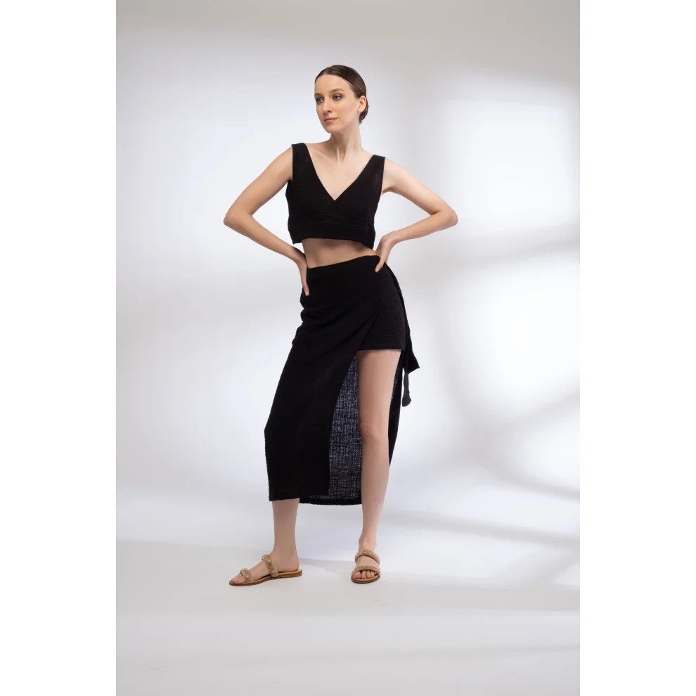 Misey Design - Corall Skirt- Crop Top Set